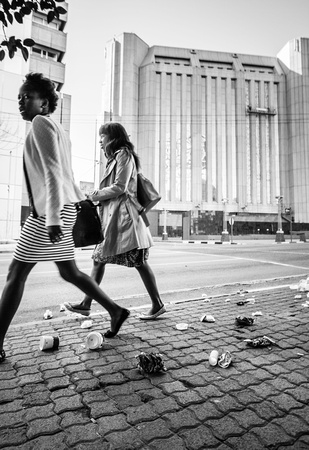 Walking, Johannesburg City, South Africa